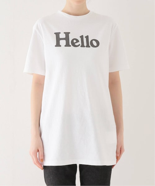 ◆マディソンブルー HELLO CREW NECK TEE Tシャツ 01 S ◇マディソンブルー HELLO CREW NECK TEE Tシャツ 01 S（CREW