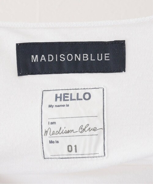 MUSE de Deuxieme classe（ミューズデドゥーズィエムクラス）の「【MADISONBLUE/マディソンブルー】HELLO CREW NECK Tシャツ（その他・ホワイト/36）」の15枚目の写真