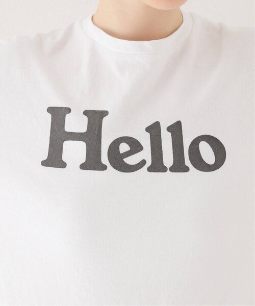 MUSE de Deuxieme classe（ミューズデドゥーズィエムクラス）の「【MADISONBLUE/マディソンブルー】HELLO CREW NECK Tシャツ（その他・ホワイト/36）」の13枚目の写真