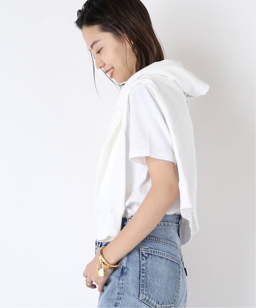 MUSE de Deuxieme classe（ミューズデドゥーズィエムクラス）の「【MADISONBLUE/マディソンブルー】HELLO CREW NECK Tシャツ（その他・ホワイト/36）」の2枚目の写真