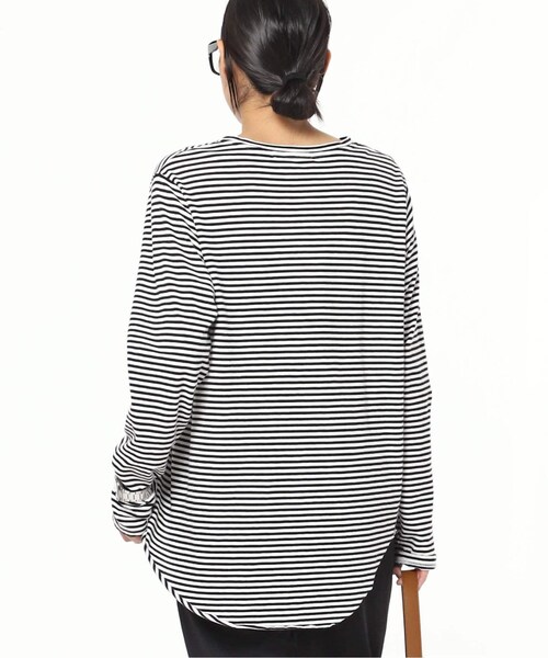 【AP STUDIO】ボーダーニットティー フリーサイズ ボーダーニットティー（ニット／セーター）｜AP STUDIO