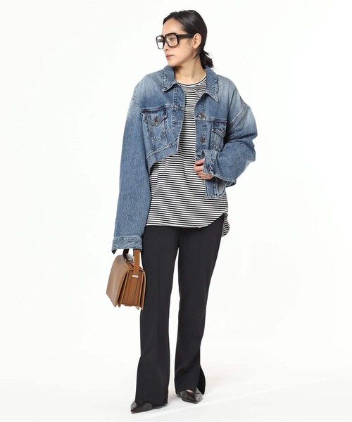 AP STUDIO（エーピーストゥディオ）の「ボーダーツイストTシャツ