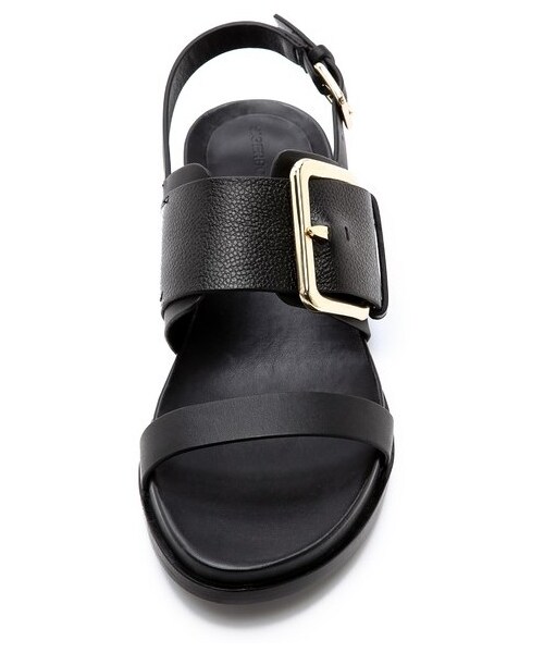 SIGERSON MORRISON（シガーソンモリソン）の「Sigerson Morrison Solar Two Band Buckle Sandals（サンダル・レディース・Black・8.5/6/6.5/7/7.5/8/9/9.5/10）」の3枚目の写真