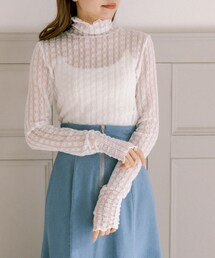 OLIVE des OLIVE | レースくしゅくしゅインナー(Tシャツ/カットソー)