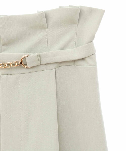 31 Sons de mode（トランテアン　ソン　ドゥ　モード）の「【予約】カラーワイドパンツ（パンツ・レディース・32ピンク/61グリーン/70ネイビー・36/38）」の18枚目の写真