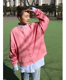 Ungrid | 【WEB限定】ルーズスウェットカーディガン(カーディガン/ボレロ)