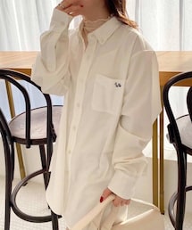 one after another NICE CLAUP | 【LIMMSE】ワンポイント刺しゅうシャツ(シャツ/ブラウス)