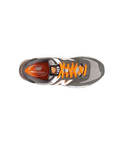 NEW BALANCE(ニューバランス)の「New Balance '574' Sneaker (Men)(スニーカー・メンズ・Grey/ Orange・14 D/7 EE/8 EE/8 D/8.5 D/9 D/9.5 D/10 D/10 EE/10.5 D/11 D/11 EE/11.5 D/11.5 EE/12 D/13 D/13 EE)」の5枚目の写真