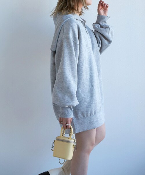 w closet（ダブルクローゼット）の「★先行予約★【2WAY】スクエアスモールショルダーバッグ【2月中旬入荷】（バッグ・レディース・オフホワイト/イエロー/ブラック・FREE）」の11枚目の写真