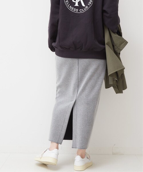 Spick & Span（スピックアンドスパン）の「針抜きダンボールミドルタイトスカート（スカート・グレー/(006)/36/在庫あり/38）」の10枚目の写真