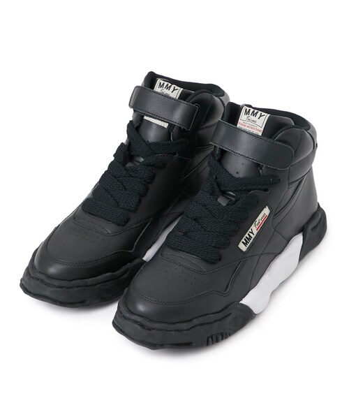 MIHARAYASUHIRO（ミハラヤスヒロ）の「FREDDIE high LEATHER original sole leather High-Top sneakers（その他シューズ・メンズ・WHT/BLK・40/41/42/43/44）」の2枚目の写真