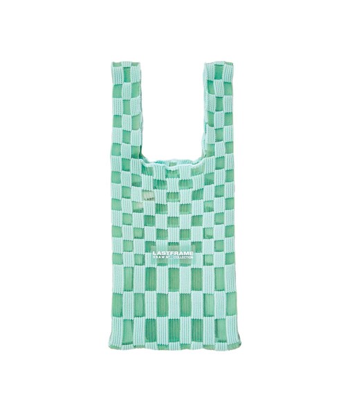 LASTFRAME(ラストフレーム)の「SHEER ICHIMATSU MARKET BAG SMALL(ハンドバッグ・メンズ・NAT/IVR/BLK/MINT・FREE)」の3枚目の写真