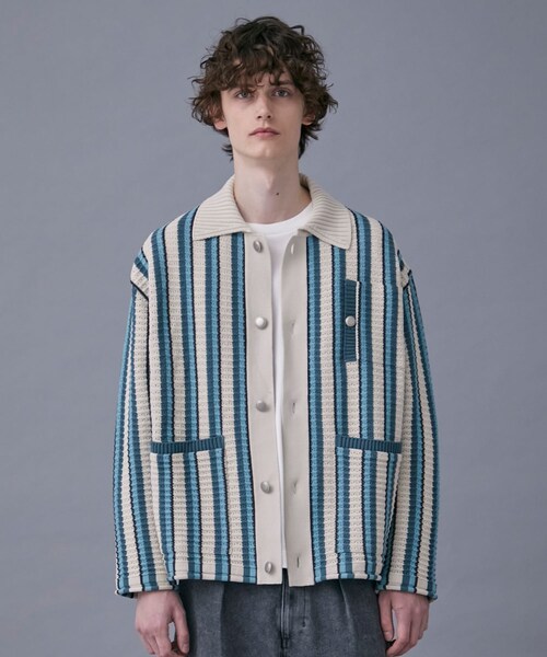 PUBLIC TOKYO（パブリックトウキョウ）の「マルチボーダーニット