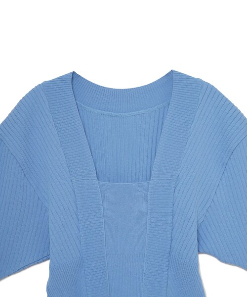 AKIRANAKA（アキラナカ）の「Tuula open back knit PO（トップス・レディース・BLUE/73・01/02）」の5枚目の写真