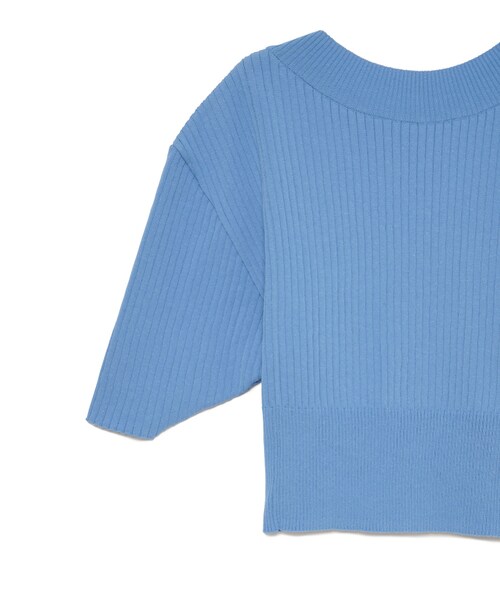 AKIRANAKA（アキラナカ）の「Tuula open back knit PO（トップス・レディース・BLUE/73・01/02）」の4枚目の写真