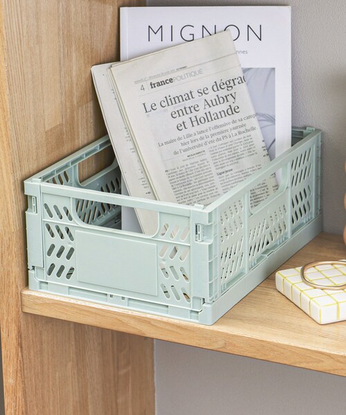 3coins(3coins)の「【Colorful interior】プラ収納:Mサイズ(収納グッズ・その他/その他1・0)」の1枚目の写真