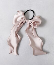 3coins | サテンリボンポニー(ヘアゴム)