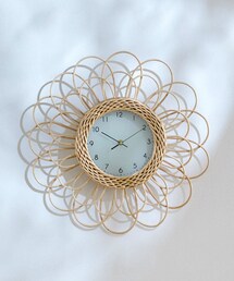 salut サリュ 柳 フラワー 時計 salut!（サリュ!）の「柳フラワー時計（置時計）」 - WEAR