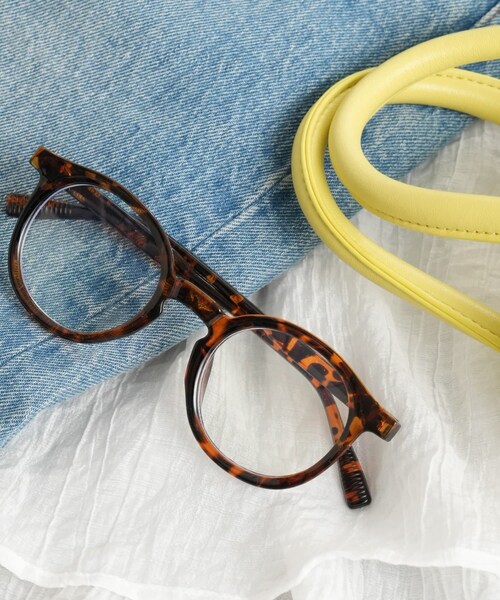 CIAOPANIC TYPY(チャオパニックティピー)の「ケース付き伊達メガネ①(メガネ・レディース・ブラック/ブラウン/クリア・ONE)」の1枚目の写真