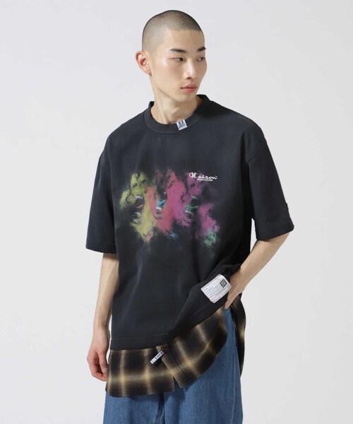 ROYAL FLASH(ロイヤルフラッシュ)の「Maison MIHARAYASUHIRO/メゾン ミハラヤスヒロ/SHIRT LAYERED TEE(トップス・ブラック/ブルー・44/46/48)」の5枚目の写真