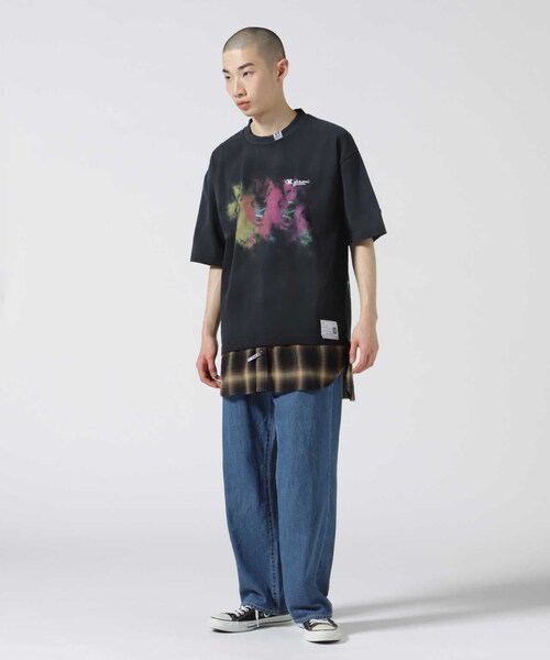ROYAL FLASH(ロイヤルフラッシュ)の「Maison MIHARAYASUHIRO/メゾン ミハラヤスヒロ/SHIRT LAYERED TEE(トップス・ブラック/ブルー・44/46/48)」の7枚目の写真
