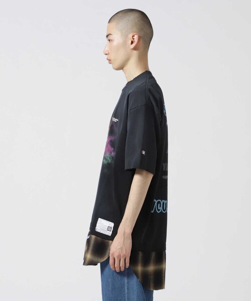ROYAL FLASH(ロイヤルフラッシュ)の「Maison MIHARAYASUHIRO/メゾン ミハラヤスヒロ/SHIRT LAYERED TEE(トップス・ブラック/ブルー・44/46/48)」の9枚目の写真