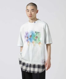 ROYAL FLASH | Maison MIHARAYASUHIRO/メゾン ミハラヤスヒロ/SHIRT LAYERED TEE(トップス)