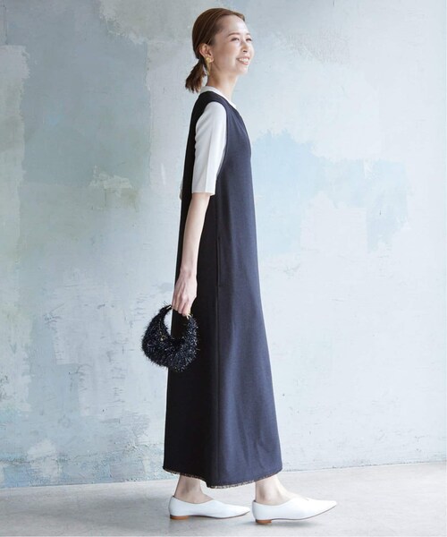 SLOBE IENA（スローブイエナ）の「《予約》ループツイードキーネック