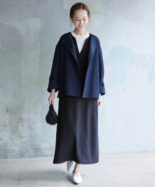 SLOBE IENA（スローブイエナ）の「《予約》ループツイードキーネック 