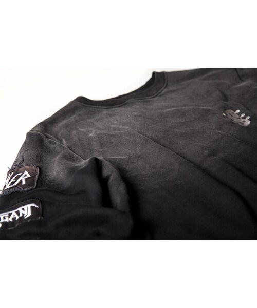 Slightly Numb（スライトリーナム）の「ELLEFSON SWEATSHIRT（トップス・Black・02/03）」の2枚目の写真