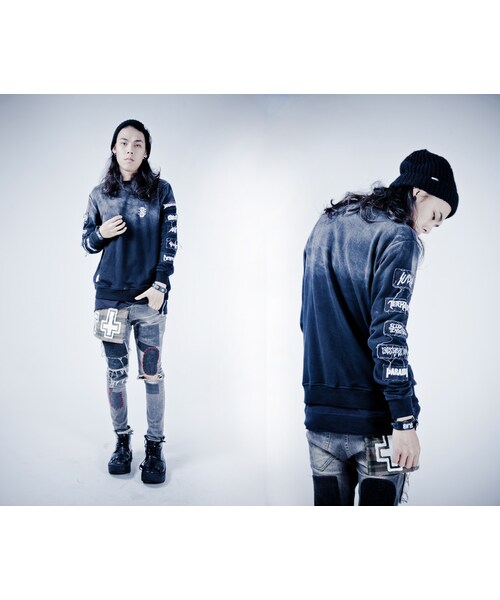 Slightly Numb（スライトリーナム）の「ELLEFSON SWEATSHIRT（トップス・Black・02/03）」の5枚目の写真