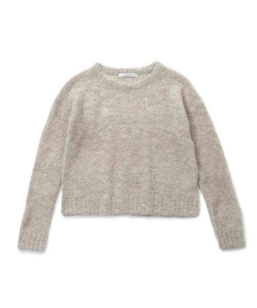 Andemiu（アンデミュウ）の「アルパカブークレニット（トップス・レディース・ライトグレー/ブラック/ピンク/ベージュ・F）」の3枚目の写真