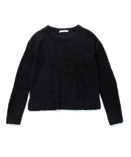 Andemiu（アンデミュウ）の「アルパカブークレニット（トップス・レディース・ライトグレー/ブラック/ピンク/ベージュ・F）」の2枚目の写真