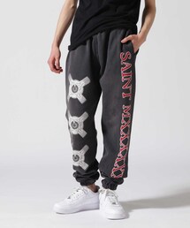 ROYAL FLASH | SAINT MICHAEL/セント マイケル/SWEAT PANTS EYEBALL/BLACK(パンツ)
