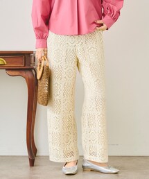 Chez toi | コットンレースイージーパンツ(その他パンツ)