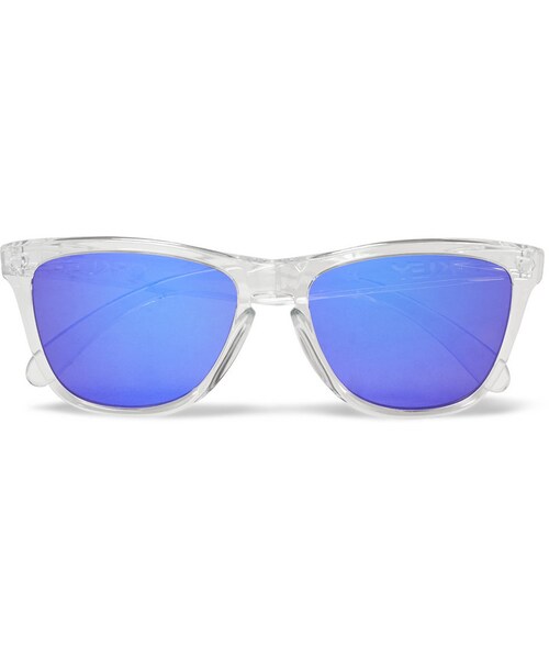 OAKLEY(オークリー)の「Oakley Frogskin Square-Frame Polarised Sunglasses(サングラス・メンズ・White・One Size)」の1枚目の写真