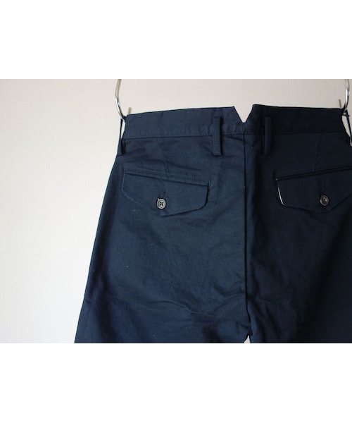 MANUAL ALPHABET（マニュアル アルファベット）の「【定番アイテム】Manualalphabet  SLIM ANKLECUT PANTS  NVY マニュアルアルファベット スリムアンクルカットパンツ ネイビー（チノパンツ・メンズ・その他）」の10枚目の写真