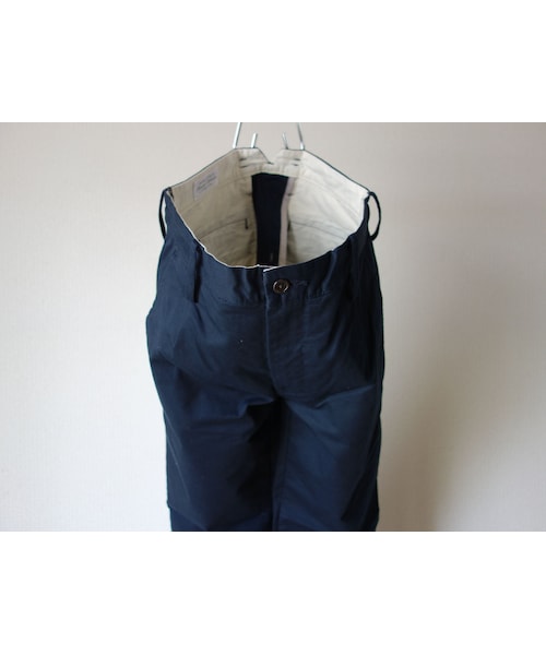 MANUAL ALPHABET（マニュアル アルファベット）の「【定番アイテム】Manualalphabet  SLIM ANKLECUT PANTS  NVY マニュアルアルファベット スリムアンクルカットパンツ ネイビー（チノパンツ・メンズ・その他）」の6枚目の写真