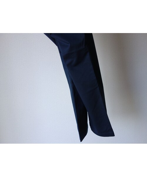 MANUAL ALPHABET（マニュアル アルファベット）の「【定番アイテム】Manualalphabet  SLIM ANKLECUT PANTS  NVY マニュアルアルファベット スリムアンクルカットパンツ ネイビー（チノパンツ・メンズ・その他）」の8枚目の写真