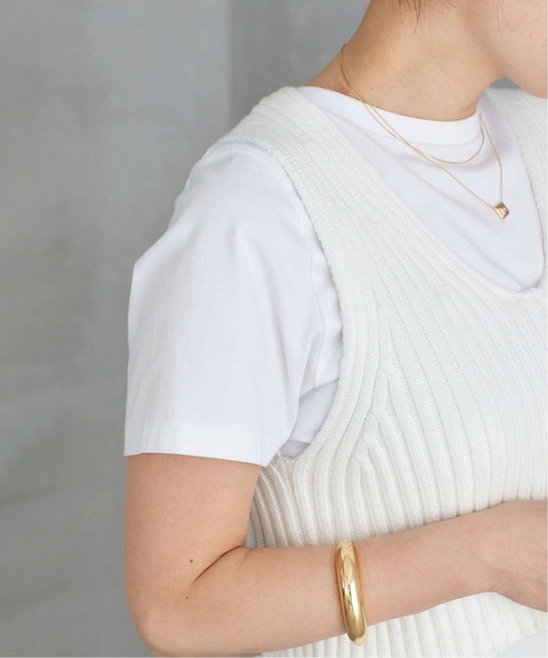 新品　未使用　Deuxieme Classe Lily sof リブベスト Deuxieme Classe（ドゥーズィエムクラス）の「Lily sof リブ ベスト