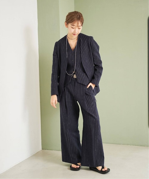 plage(プラージュ)の「《予約》One Tuck Wide パンツ(その他・ナチュラル/34/36/38)」の18枚目の写真