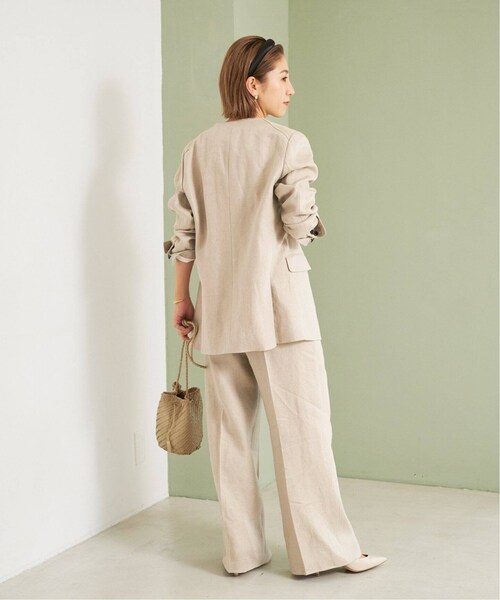 plage(プラージュ)の「《予約》One Tuck Wide パンツ(その他・ナチュラル/34/36/38)」の16枚目の写真