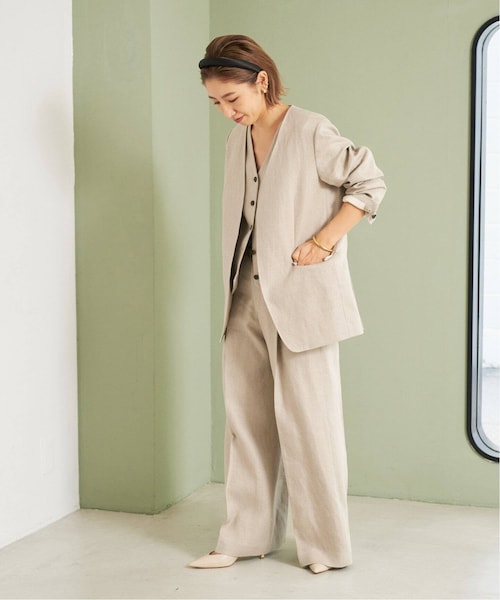plage（プラージュ）の「《予約》One Tuck Wide パンツ（）」 - WEAR