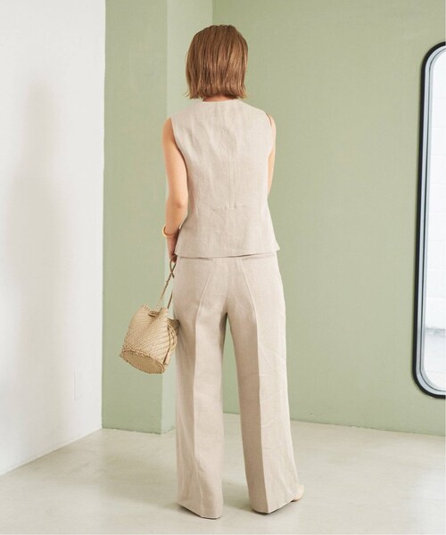 plage(プラージュ)の「《予約》One Tuck Wide パンツ(その他・ナチュラル/34/36/38)」の12枚目の写真