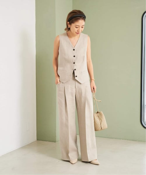 plage（プラージュ）の「《予約》One Tuck Wide パンツ（）」 - WEAR