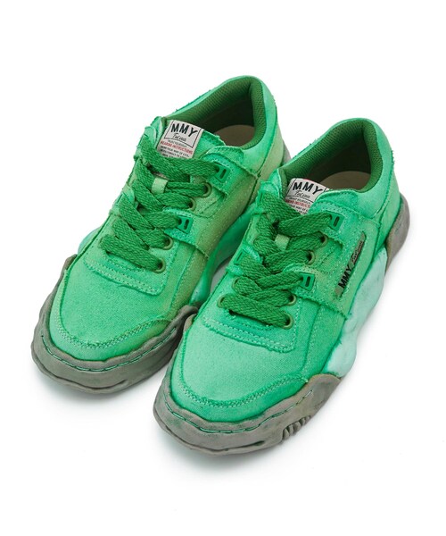 MIHARAYASUHIRO（ミハラヤスヒロ）の「PARKER/ original sole over dyed canvas  Low-Top sneaker（その他シューズ・メンズ・WHT/BLK/GRN・40/41/42/43/44）」の3枚目の写真