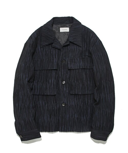 TAAKK（ターク）の「NOISE JACQUARD BAL COLLAR COAT（その他