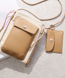 un dix cors | 《予約》【cachecache（カシュカシュ）】スマホ雑材ミニショルダー(ショルダーバッグ)