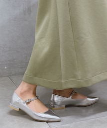 un dix cors | 《予約》【EVOL（イーボル）】ストラップフラットパンプス(その他シューズ)