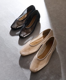 un dix cors | 《予約》【PRECIEUX JOUET(プレシュウジュエ)】メッシュパンプス(その他シューズ)